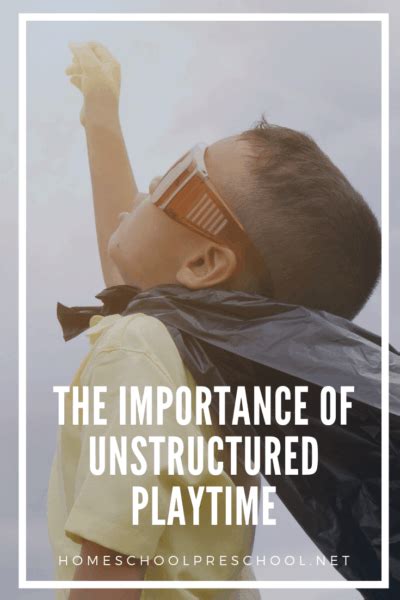 The Importance of Unstructured Play Time for Preschoolers 