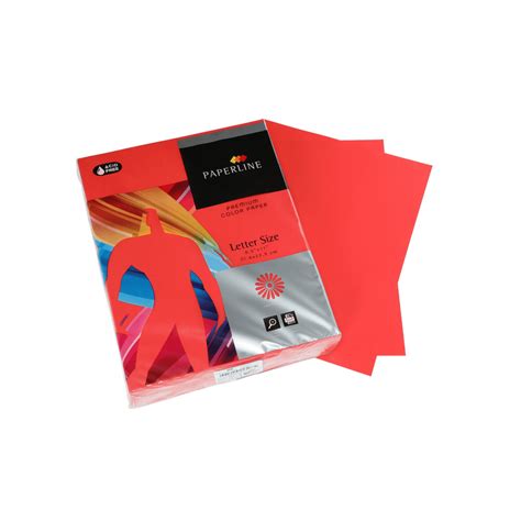 Papel Fotocopia Diazol Color Carta Rojo Intenso 80 G 500 Hojas