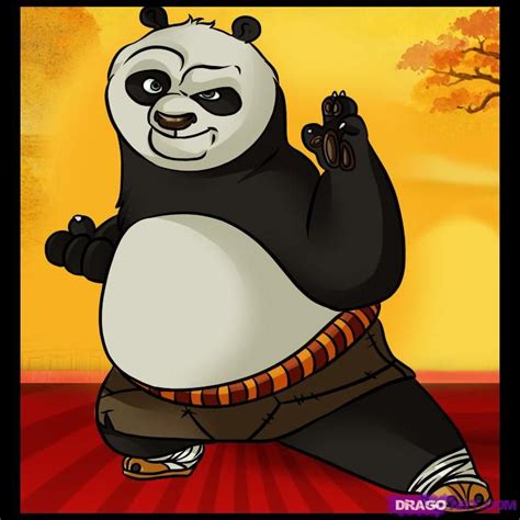 draw po  kung fu panda kung fu panda animated movies