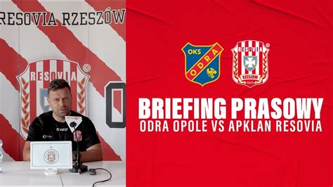 Briefing Prasowy Przed Meczem Z Odr Opole Youtube