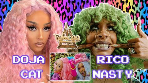 Doja Cat Tia Tamera Lyrics Video Ft Rico Nasty Youtube