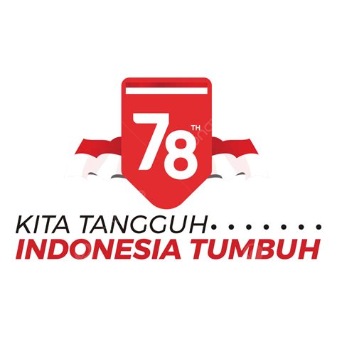 Official Logo Of Hut Ri 78 Year 17 August 1945 Hd Vector Indonesia Independence Day 2023 78th