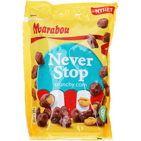 Marabou Never Stop Crunchy Corn 170g | Online kaufen im World of Sweets ...