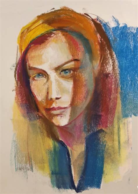 My Project In Expressive Portrait Drawing With Soft Pastels Course