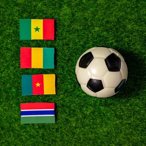 Premium Photo Flags Of The Teams Participating African Cup Of