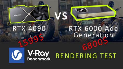 V Ray Benchmark Rendering Test RTX 4090 Vs 6000 ADA GENERATION YouTube