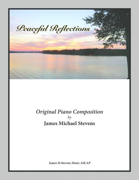 Peaceful Reflections Sacred Piano By James Michael Stevens Sheet Music For Piano Solo At Sheet