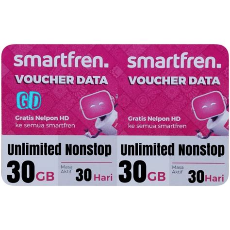 Gudang Data Store Jual Voucher Smartfren Unlimited Nonstop Gb