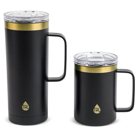 Tal Stainless Steel Mountaineer Coffee Mug Pack Fl Oz And Fl