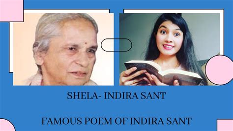 Shela Famous Poem Of Indira Sant Marathi Kavita Youtube