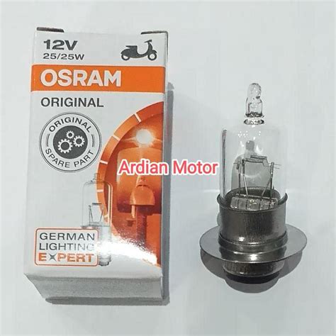 Jual Dop Bohlam Lampu Depan OSRAM Halogen Kaki 1 Grand Supra Jupiter