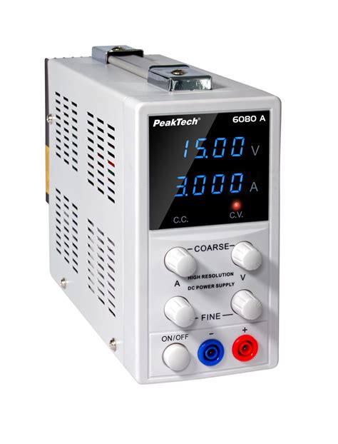 PeakTech P 6080 A Digital Laboratory Power Supply 0 15 V 0 3 A DC