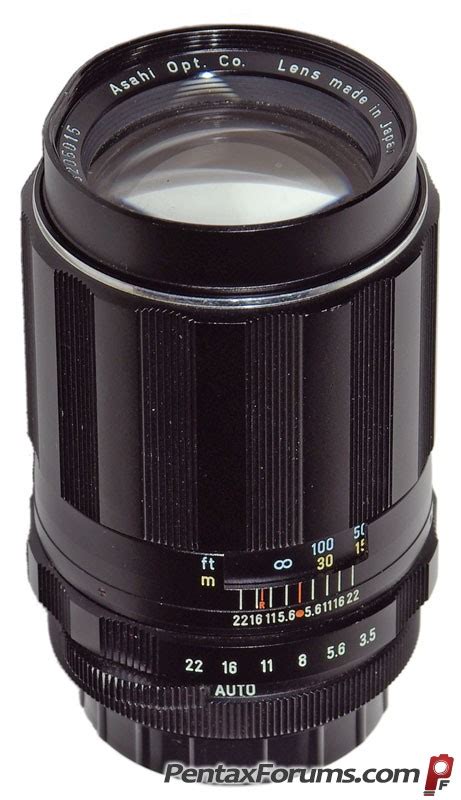 S M C Super Takumar 135mm F3 5 Lens Photo Pentax Lens Reviews Lens