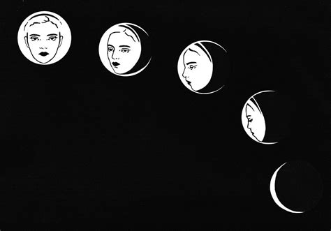 Phases of the moon on Behance