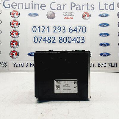 Vauxhall Insignia Bcm Body Control Module Delphi Ebay