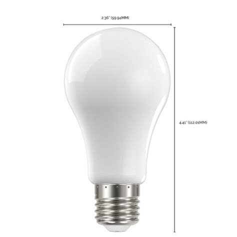 Satco Watt Equivalent A E Medium Standard Dimmable Led Bulb