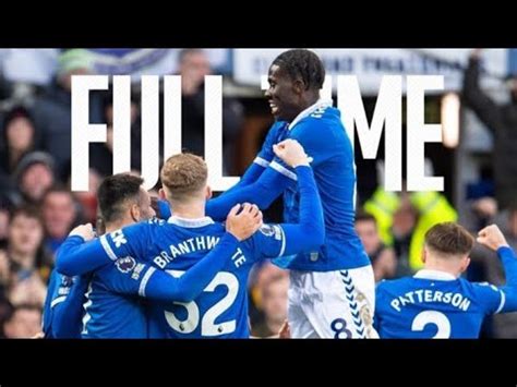 Everton Vs Chelsea Highlights All Goals Doucoure Goal Vs