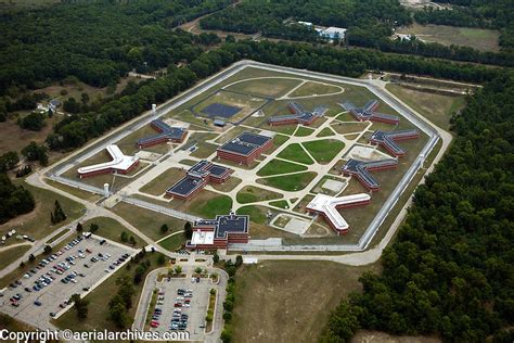 Aerial Photograph Oaks Correctional Facility Manistee Michigan