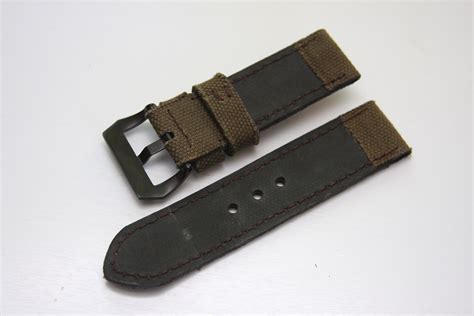 Panerai Strap Review - Pulchers Green Canvas Strap Review