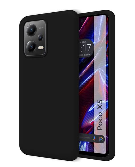 Capa Xiaomi Poco X5 5G Silky Preta Capas de Telemóveis Milhares de