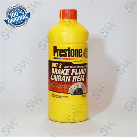 Jual Prestone Brake Fluid Cairan Minyak Rem DOT 3 1 Liter Shopee