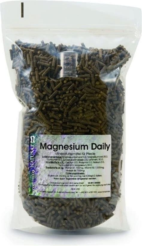 Natusat Magnesium Daily Pellets G Equusvitalis Slovenija