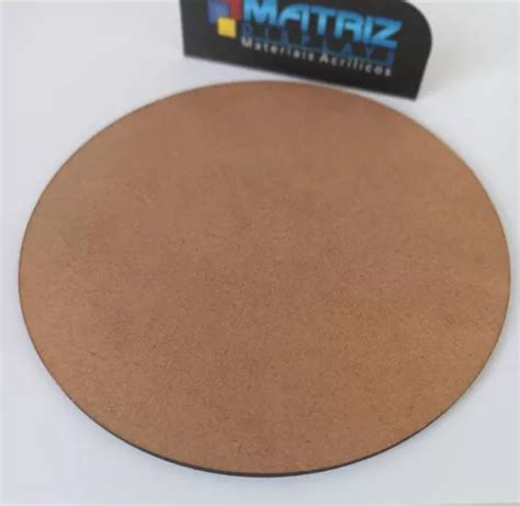 Base Mdf Para Souplast 10 Peças Redondas De 35cm