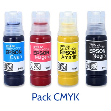 Sublimation Ink Bottles Epson Ml Pack Of Colours Cmyk Brildor