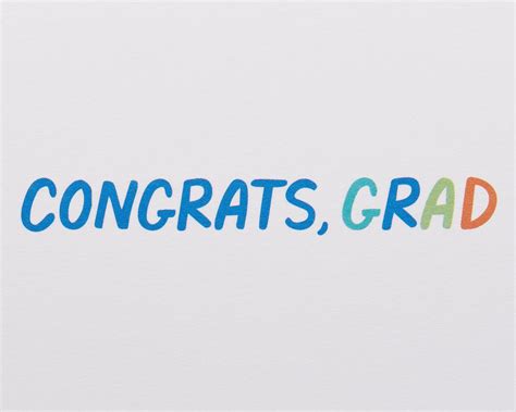 Congrats, Grad Graduation Greeting Card - Papyrus