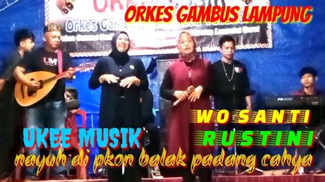 ORKES GAMBUS LAMPUNG UKEE MUSIK NAYUH DI PKON BLAK WO SANTI RUSTINI