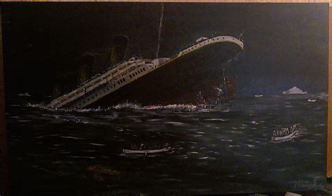 Better quality on the painting of the sinking I made in 2017 from an ...