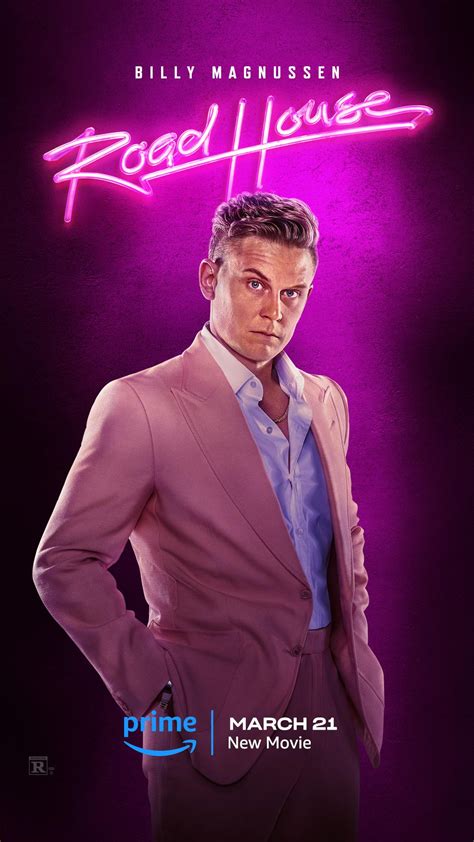 Road House 2024 Character Poster Billy Magnussen As Ben Brandt