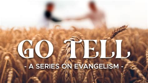 Message The Role Of The Holy Spirit In Evangelism” From Pastor Paul