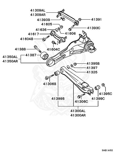 MB809335 - Mitsubishi - Bolt, Rr Susp Assist Link - Nengun Performance