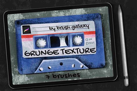 GRUNGE Texture Brushes | Brush Galaxy