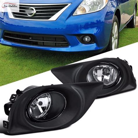 JanDeNing Car Fog Lights For NISSAN SUNNY ALMERA VERSA 2012 U S TYPE