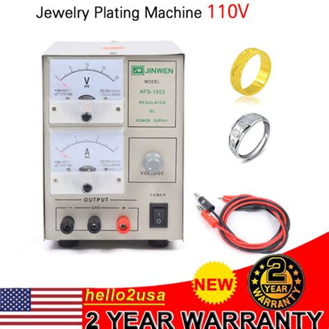 Plating Machine Gold Silver Electroplating Kit Plater Jewelry