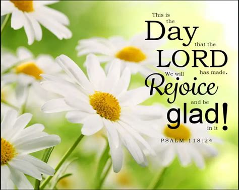 Psalm 11824 Rejoice And Be Glad Encouraging Bible Verses