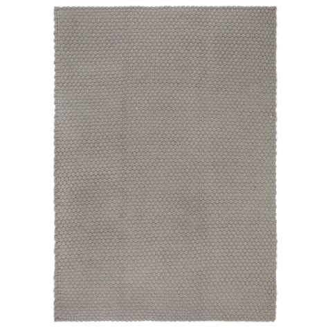 Alfombra rectangular algodón gris 200x300 cm Leroy Merlin