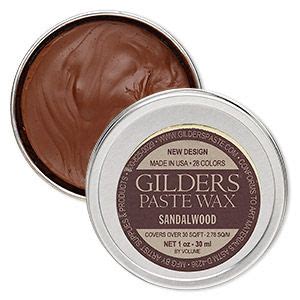 Wax Paste Gilders Paste Sandalwood Sold Per 1 Ounce Canister Wax