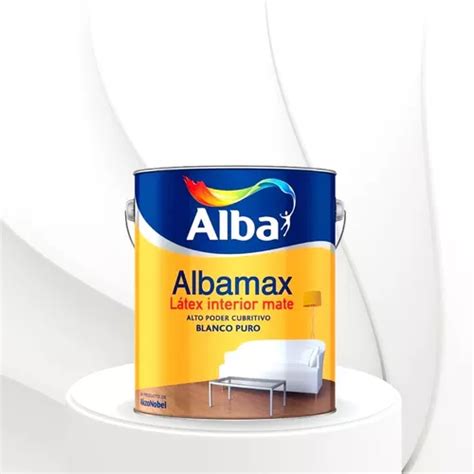 Pintura Latex Interior Antihongo Albamax Alba 4 Lts Ogus