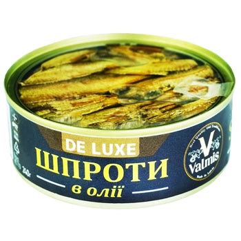 Шпроты Valmis Рижские в масле 240г купить от 124.30 грн – Ашан Киев ...