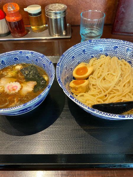 『つけ蕎麦＋味玉』中華蕎麦 金魚のレビュー ラーメンデータベース