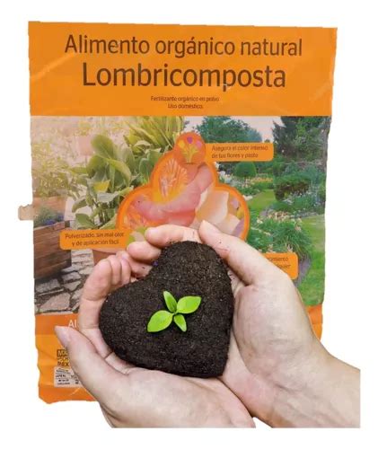 Humus De Lombriz Sustrato Abono Orgánico Bolsa De 2kg