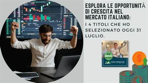 Esplora le opportunità di crescita nel mercato italiano I 4 titoli che