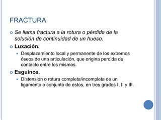 Fractura Hospital Final Ppt