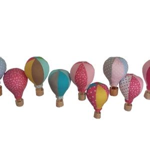 D Spinning Hot Air Balloon Craft Template Etsy UK