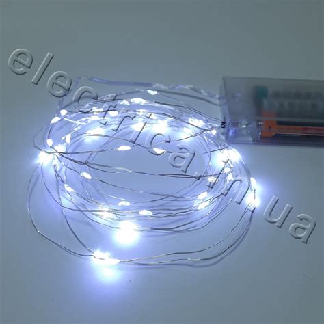 Гирлянда Проволока на батарейках 50 led 5 метров купить в Киеве ...