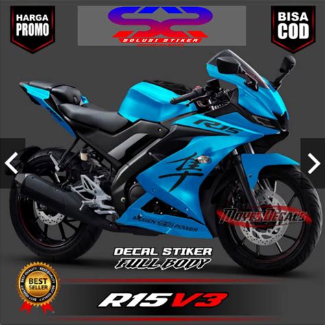 Jual Bisa Cod Decal Stiker R V Full Body Stiker Decal R V