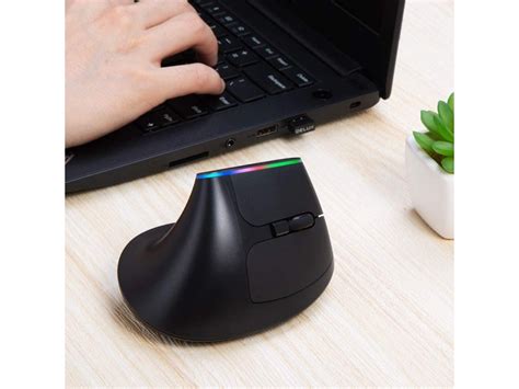 Delux M618C wireless mouse black - Ergo-product